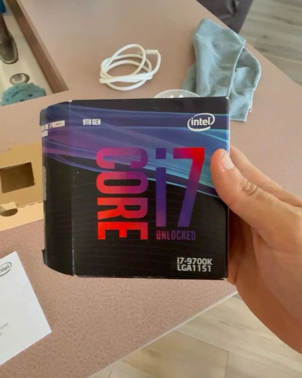 Intel Core i7 9700K até 4.9 GHz 12mb cache / na caixa  - Foto 5