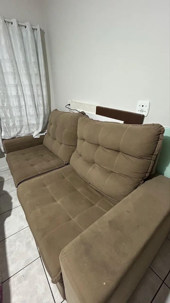 Sofá retratil 2 mts - Foto 3