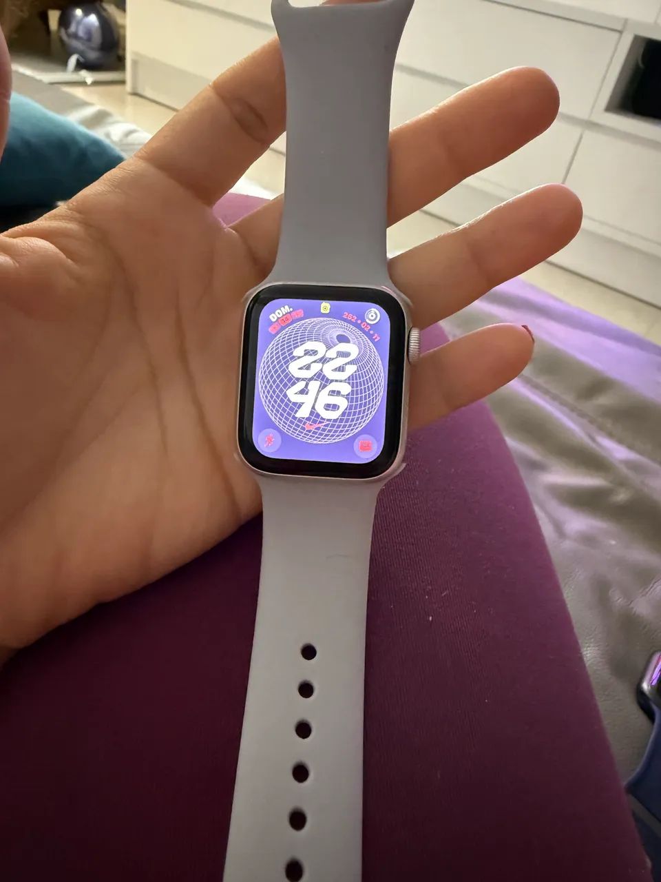 Apple Watch SE 2ª Geração Nike - Alumínio Prata - 40mm - Bem Conservado - Foto 2