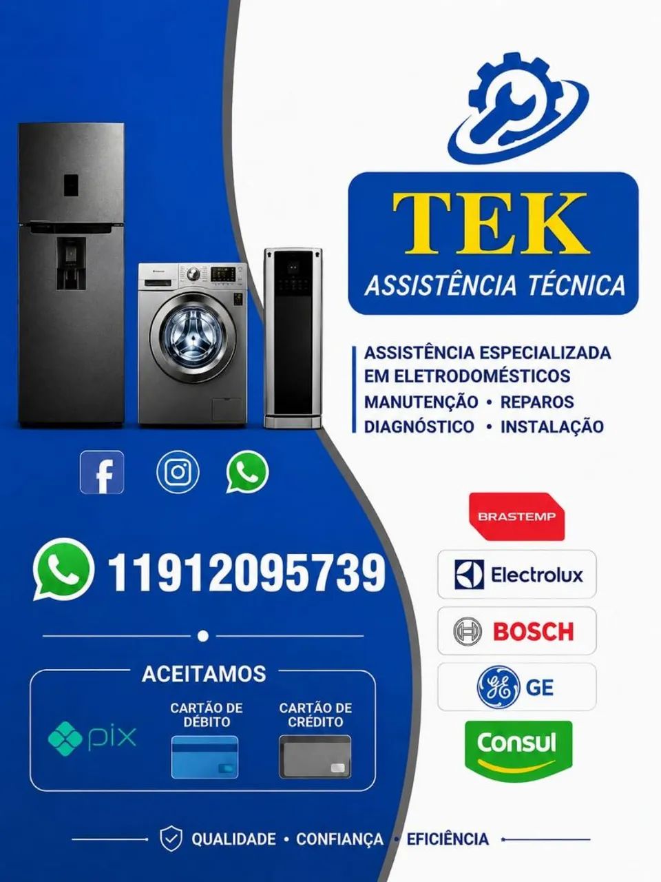 Manutenção linha branca
