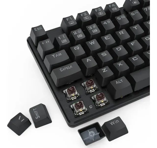 Teclado Redragon Sindri Rainbow K671 (PT-BROWN) - Foto 5