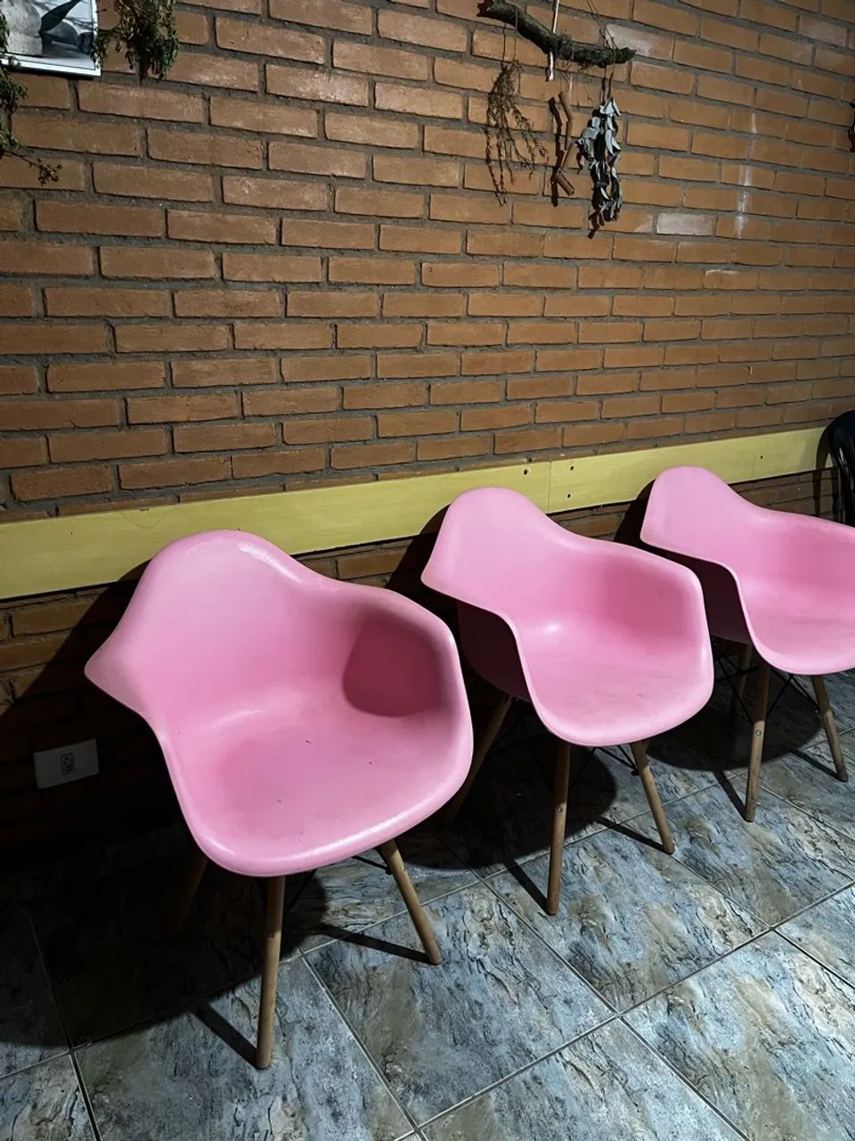 Cadeiras rosa  - Foto 2