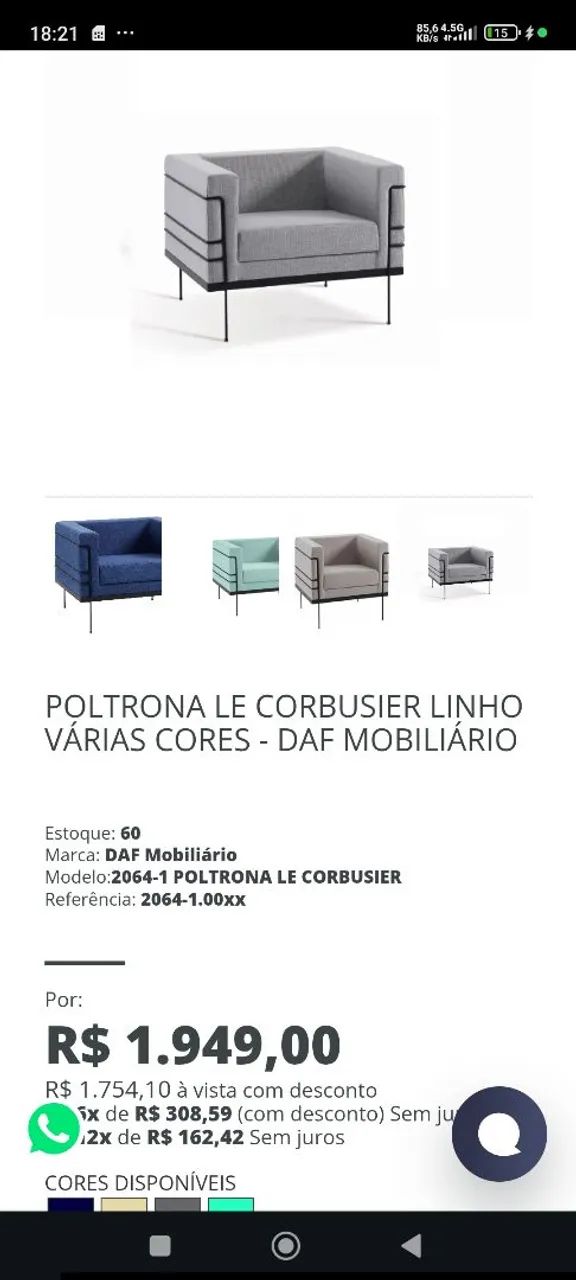 Poltrona decorativo - Foto 2