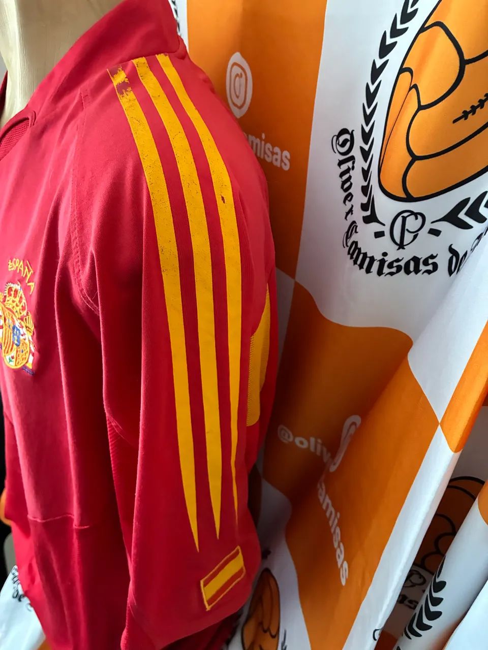 Camisa Espanha Euro 2004 - Foto 4