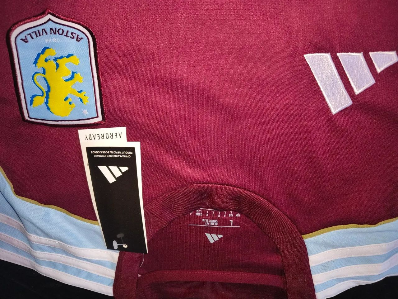 Camiseta time Aston Villa Inglaterra - Foto 4
