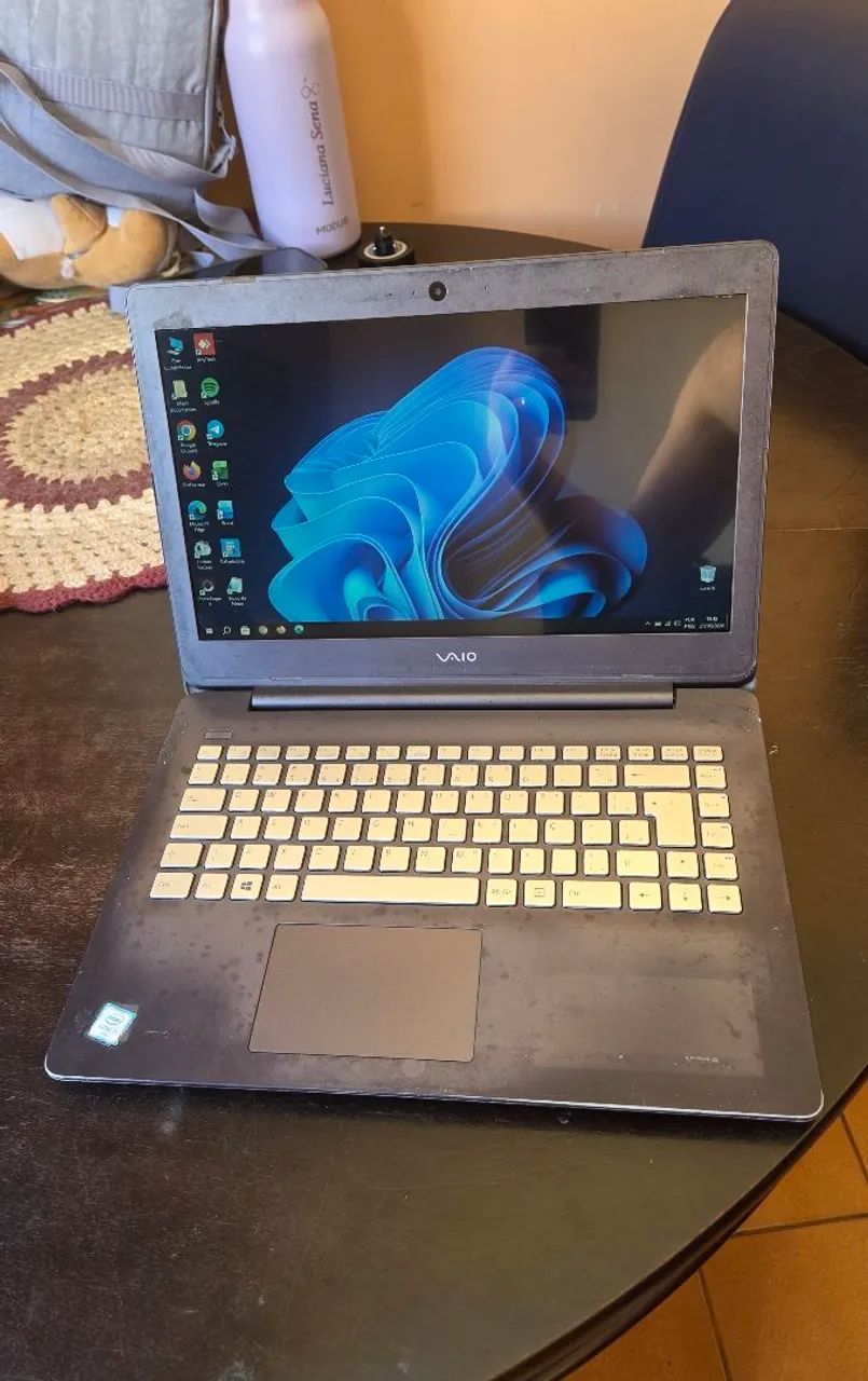 Notebook Vaio - Core i3 - 4GB - SSD 120GB - ACEITO CARTÃO