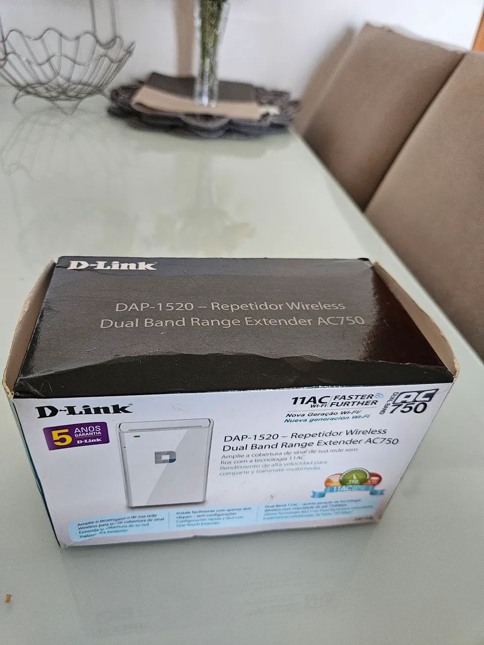 Repetidor de sinal wi-fi Dlink AC750 - Foto 3
