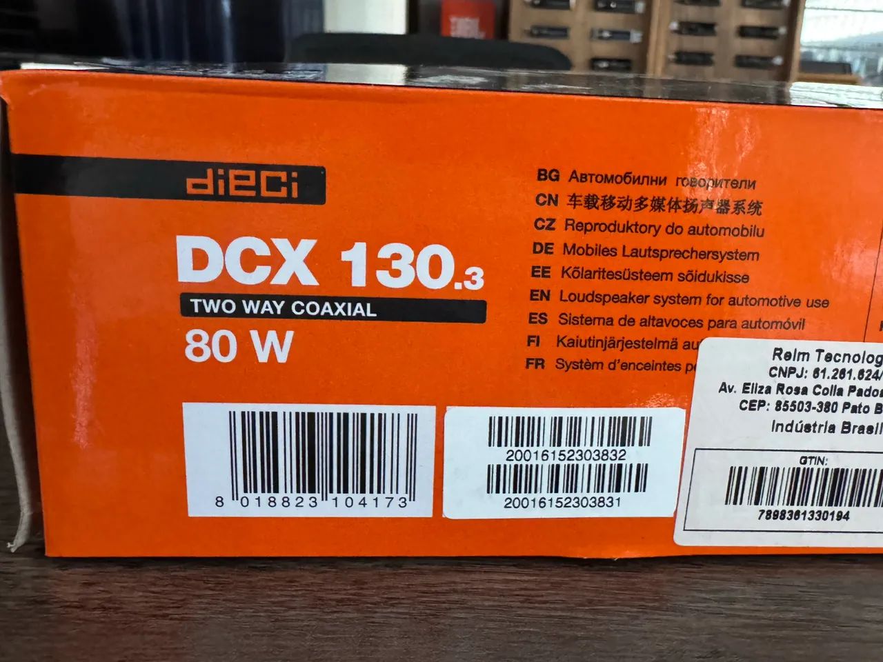 Alto falante 5 ? hertz dcx 130.3 original italiano novo na