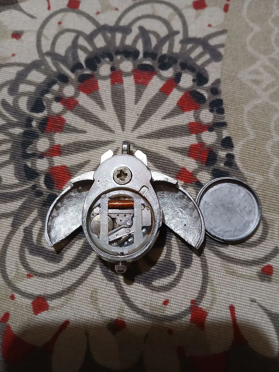 Relogio de bolso tipo besouro - Foto 5