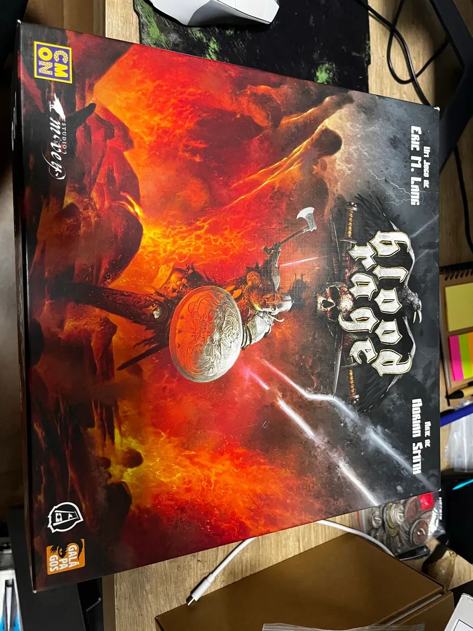 Board game Blood Rage jogado apenas 2 vezes