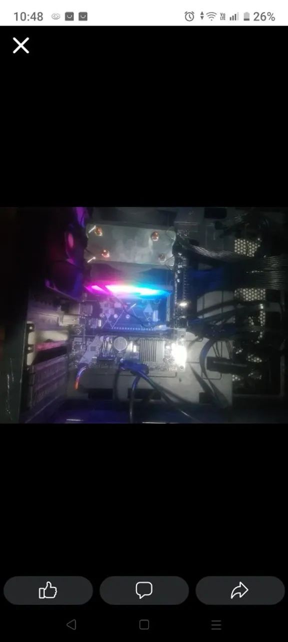 PLACA MÃE DDR4 COM UM I3 - Foto 2