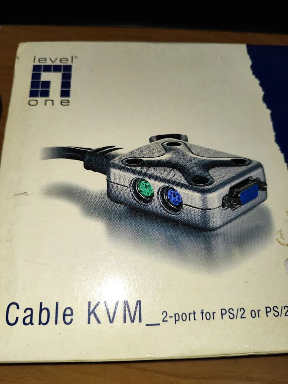 Chaveador KVM-0201 2 Port KVM Level one - Foto 2