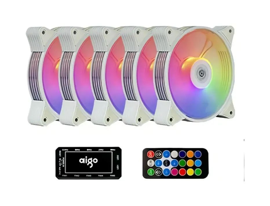 Kit Cooler Aigo Branco argb! - Foto 5