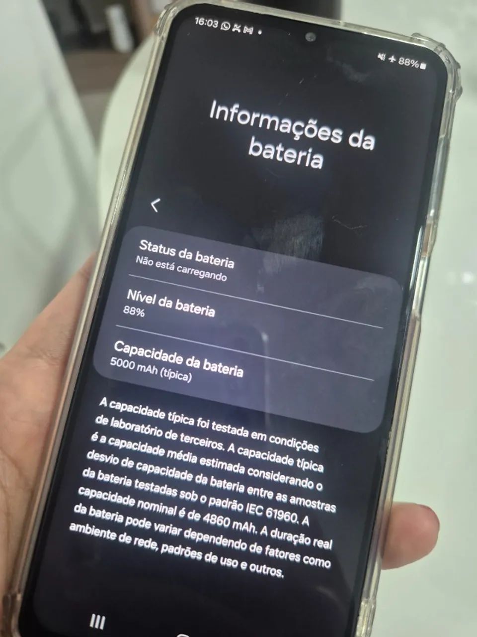 Samsung A23 preto excelente estado - Foto 4