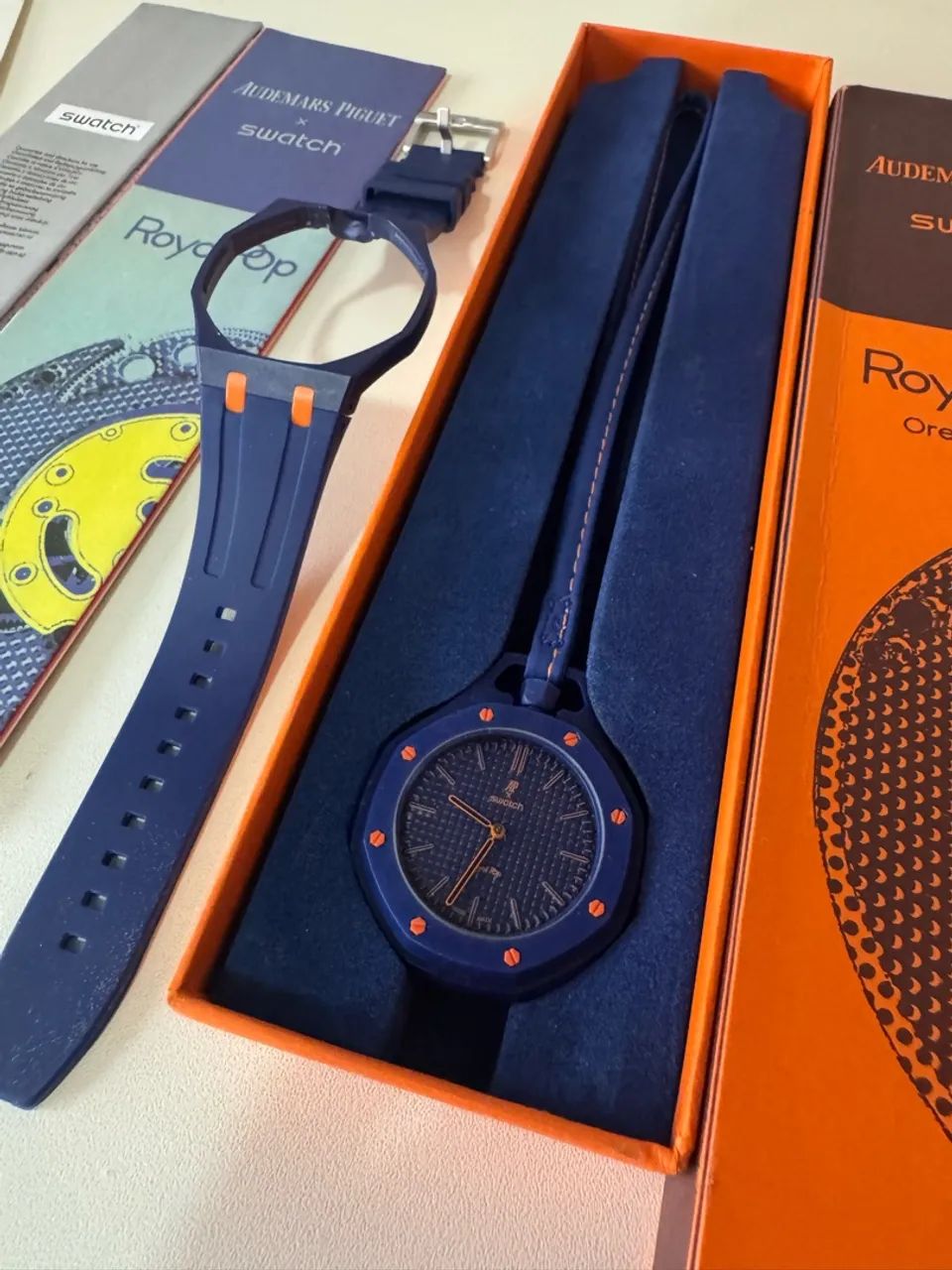 Relogio AP x Swatch Royal Pop - Foto 3