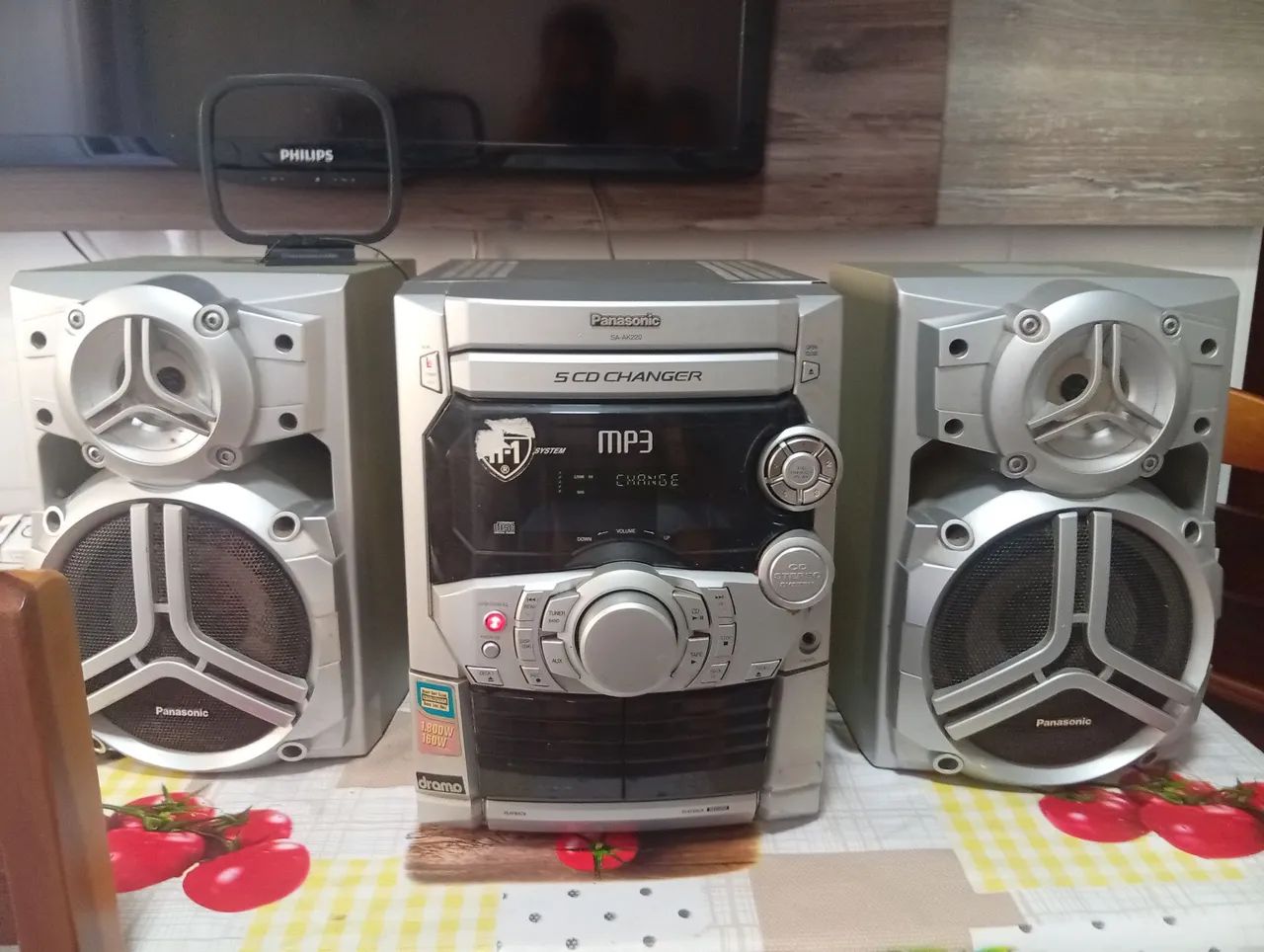 Som Panasonic antigo