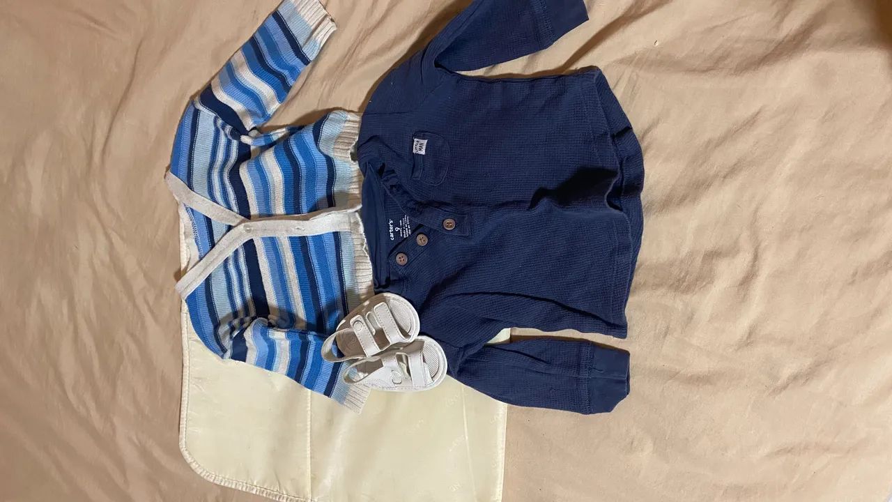Vendo lote de roupa bebê menino 3m+ - Foto 5