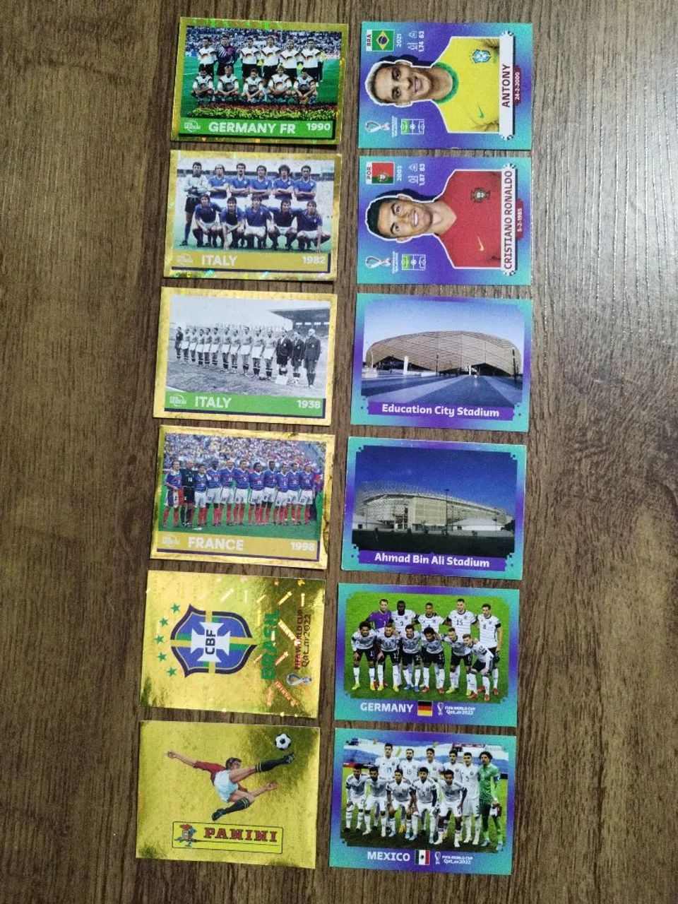 Figurinhas novas originais Panini, ótimo estado de conservação, copa de 2014, 2018 e 2022, - Foto 3