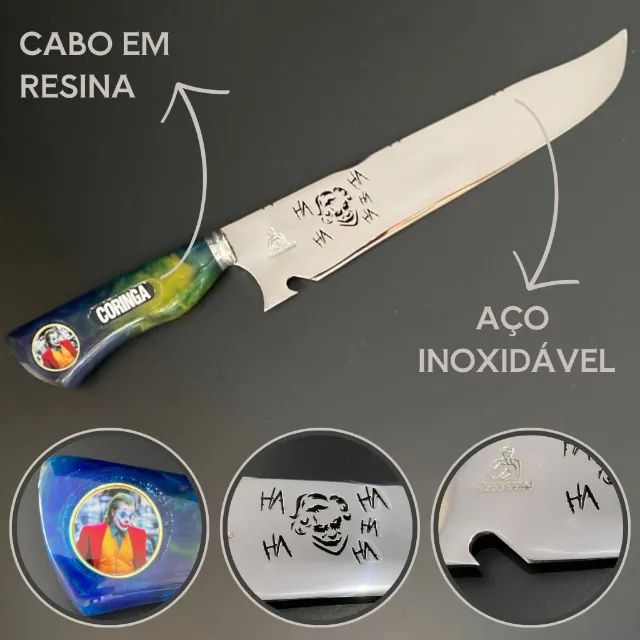Faca churrasco CORINGA  - Foto 2