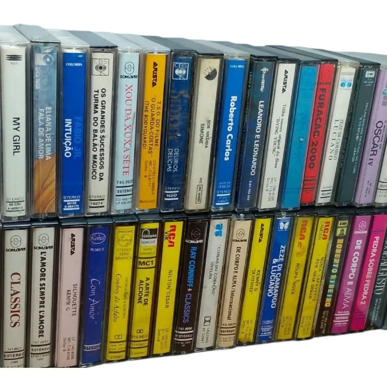 Fita k7 cantores variados 42 fitas