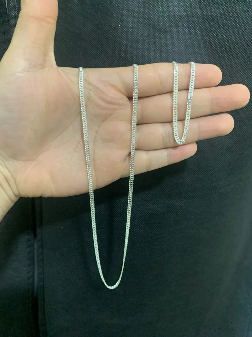 Cordão e pulseira de prata 925 - Foto 2