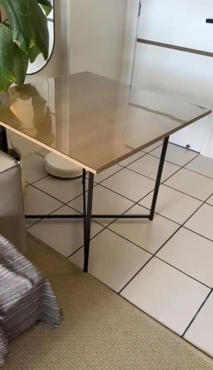 Mesa Quadrada com Tampo de Vidro - Foto 3