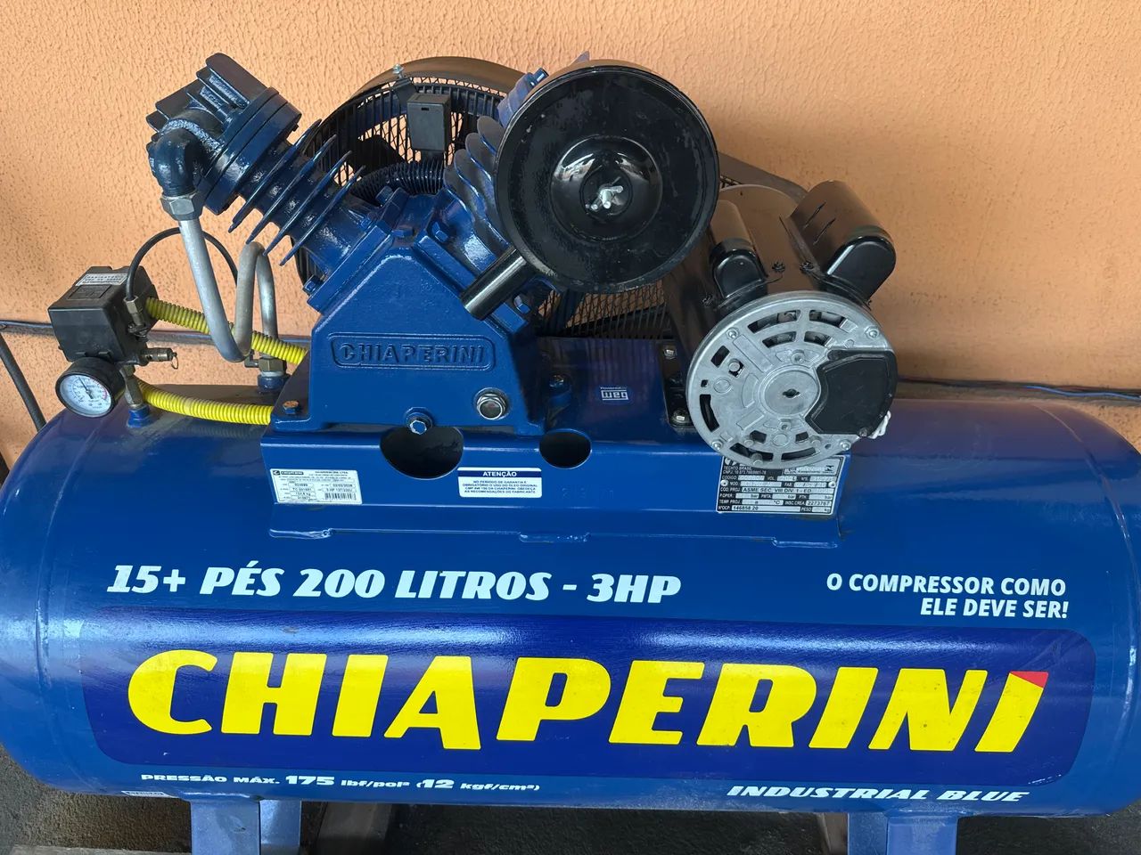 Vendo compressor chiaperini 200lt 15pes