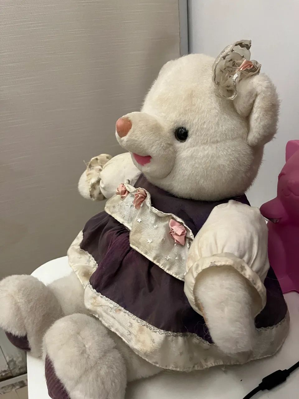 Urso de pelúcia branco  - Foto 3