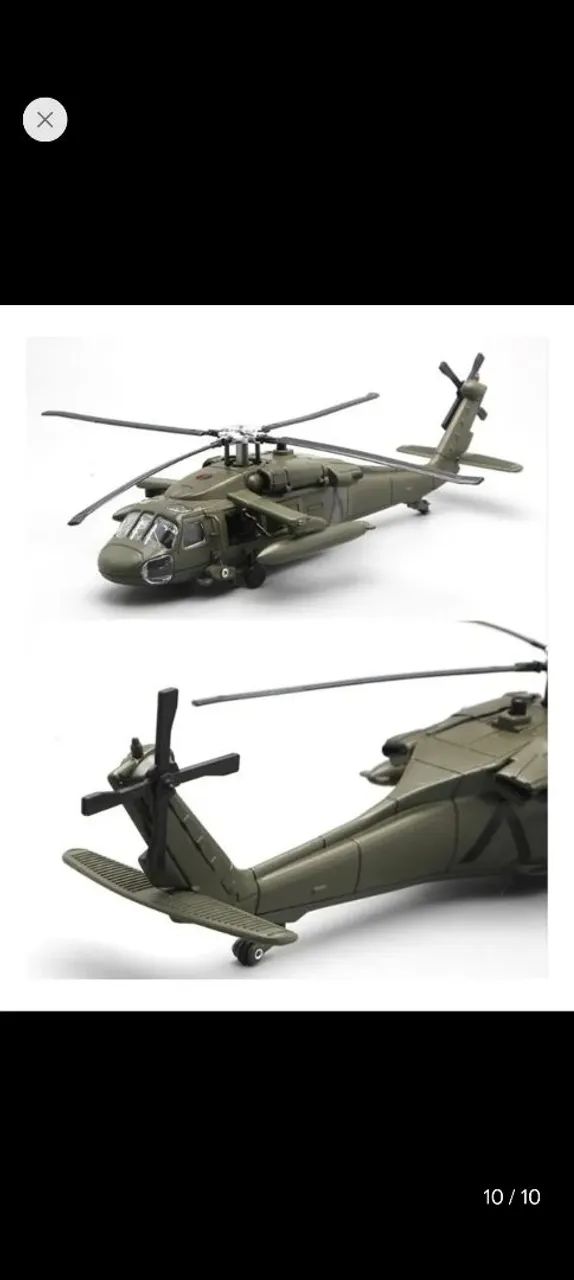 Miniatura helicoptero militar  - Foto 2