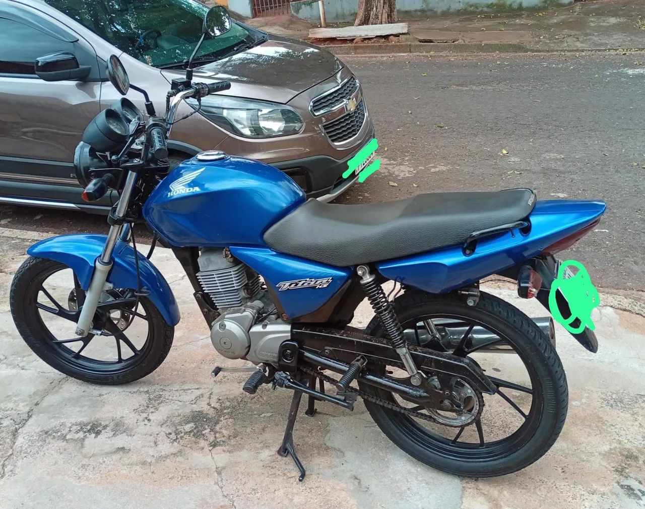 Vendo Titan 150 ks com freio a disco - Foto 4