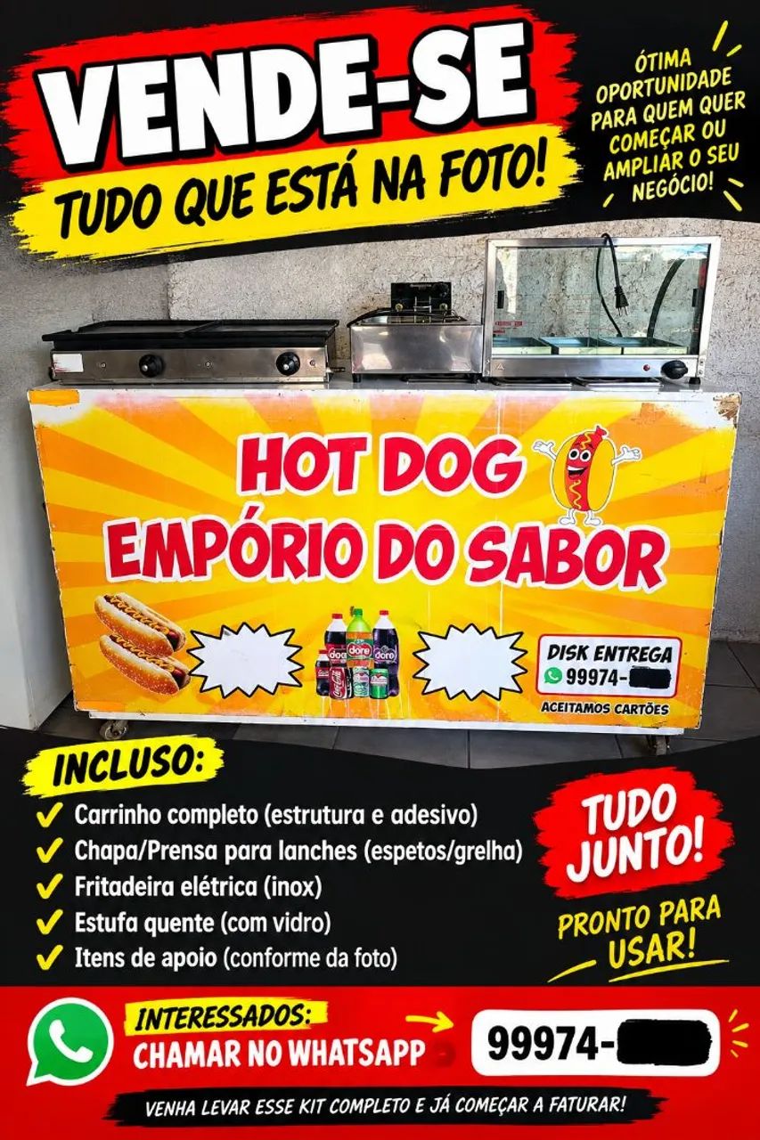 Carrinho cachorro quente 