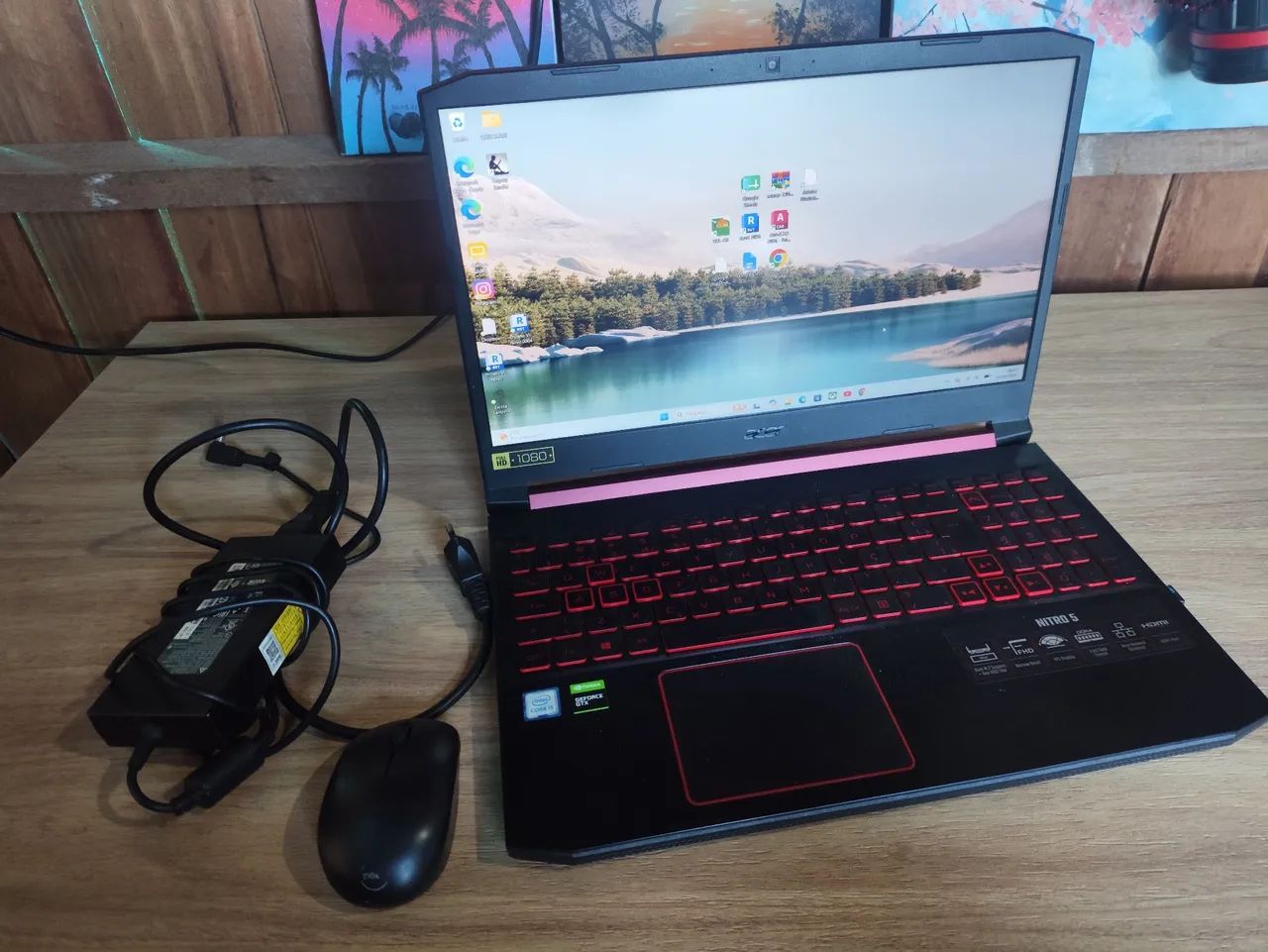 Notebook gamer Acer Nitro 5/ i5 /GTX 1650/ SSD + HD - Foto 2