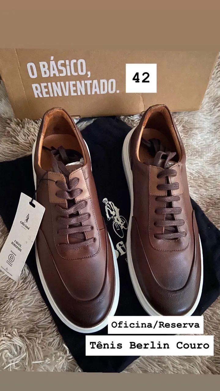 Tênis Berlim Couro  - Foto 5