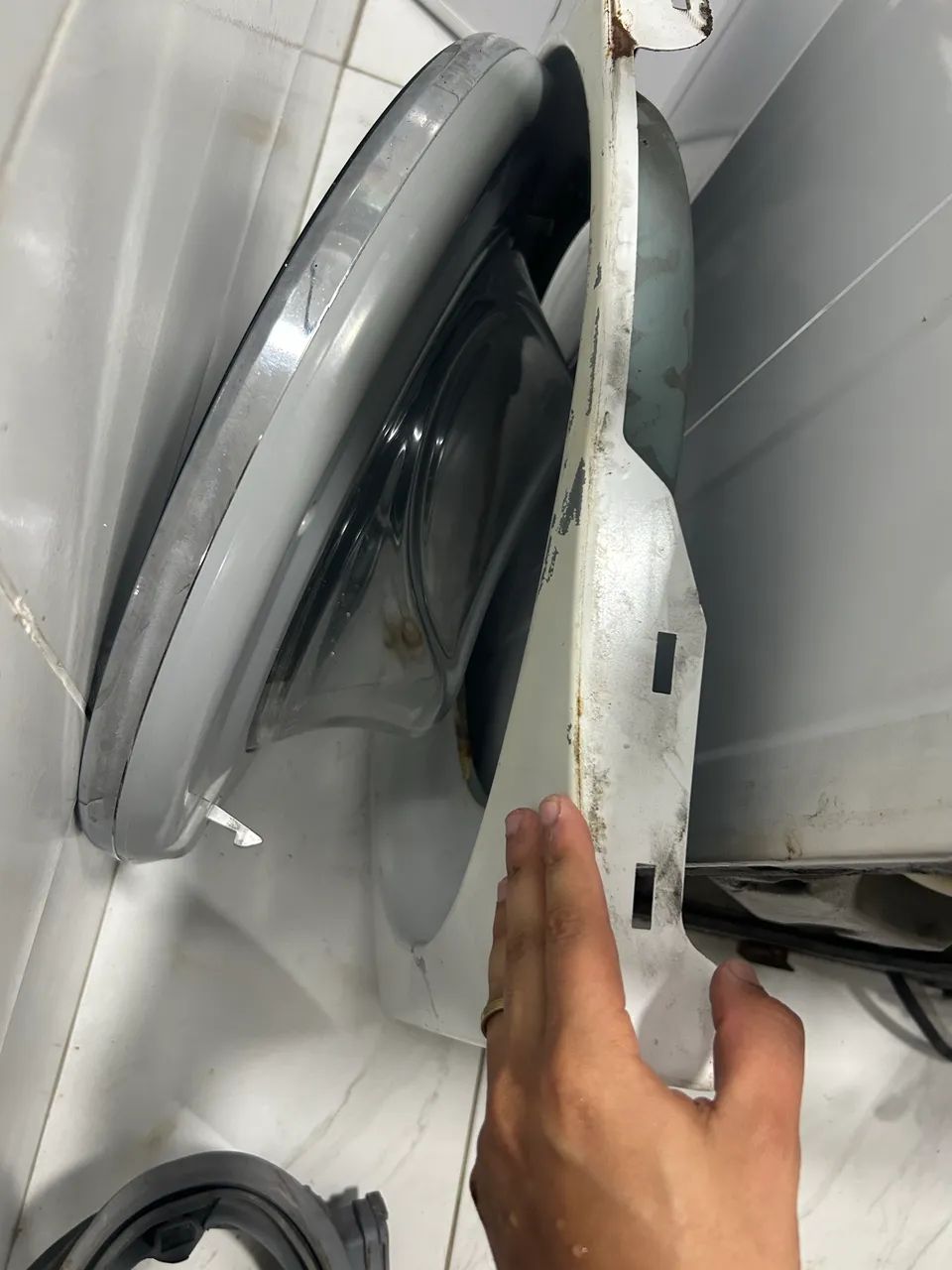 Máquina LG lava e seca desmontada  - Foto 4