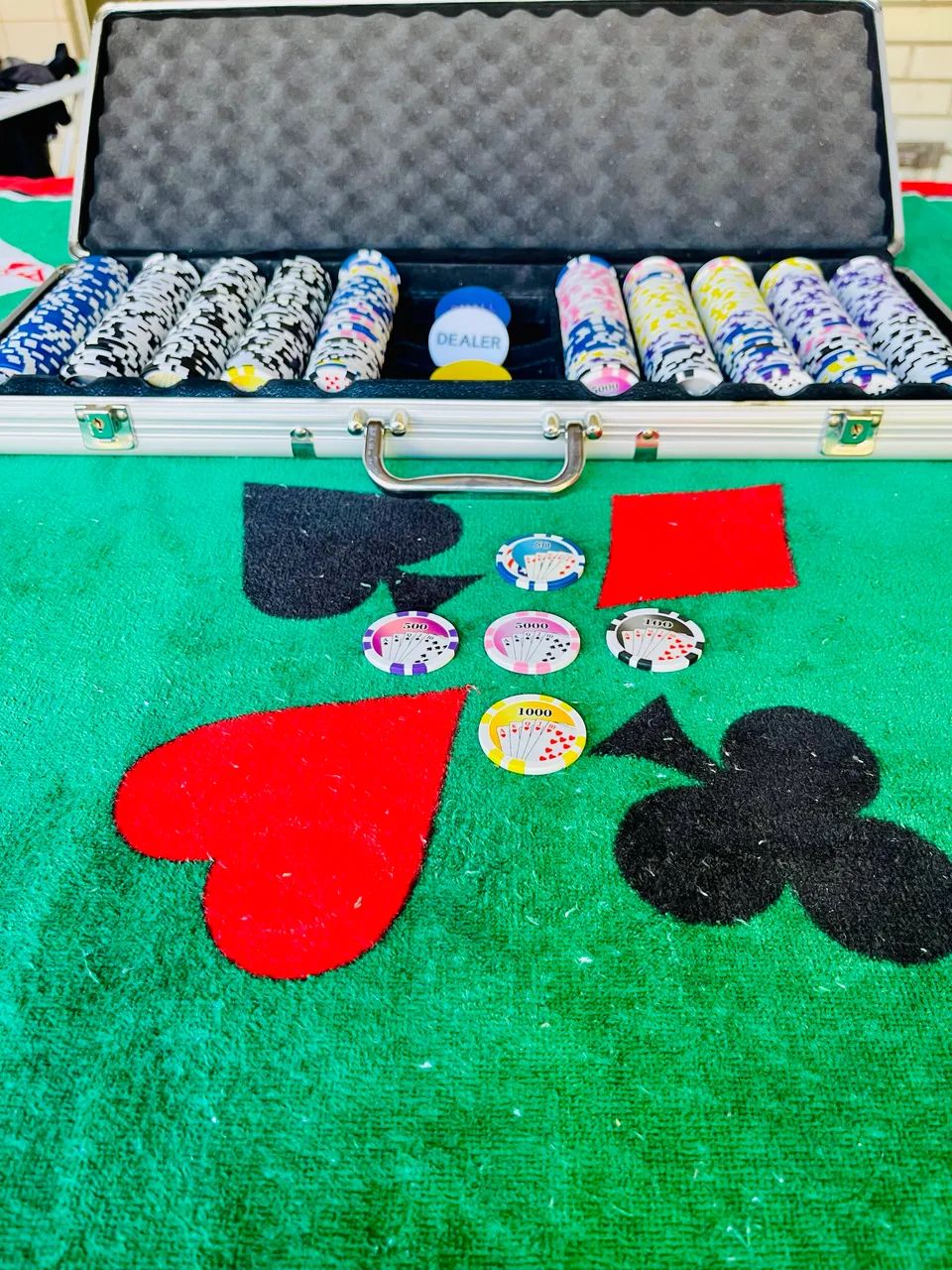 Maleta Poker 500 fichas 