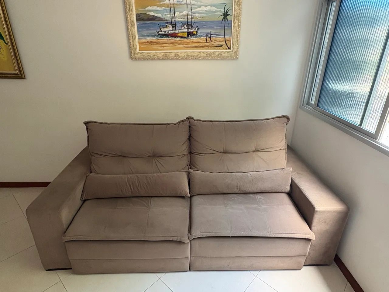 Sofá reclinável 2,30m perfeito estado