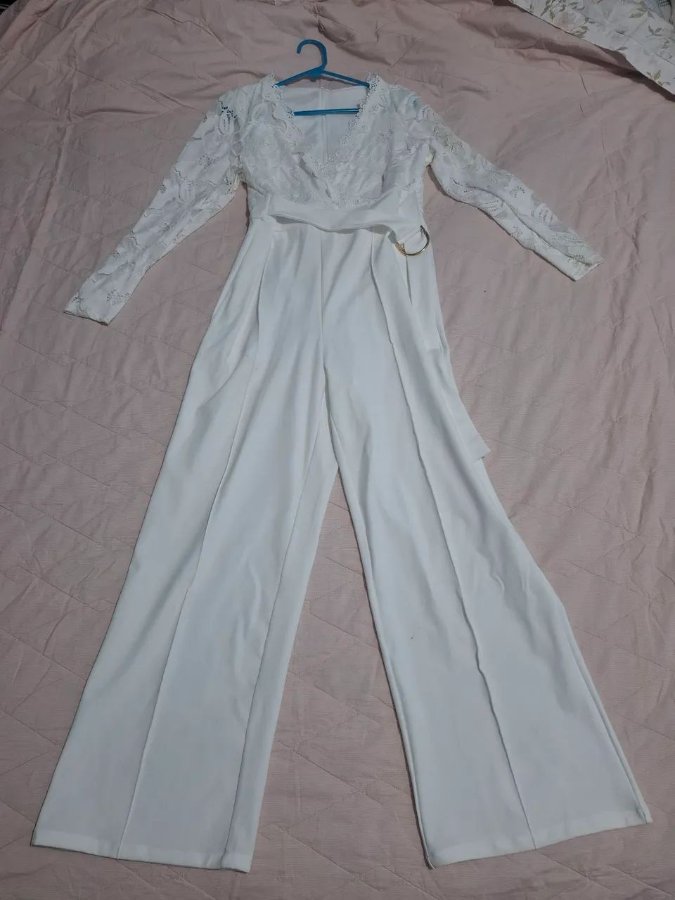 Macacão elegante branco