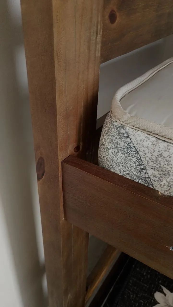 Tríplice seme novo com colchões  - Foto 4