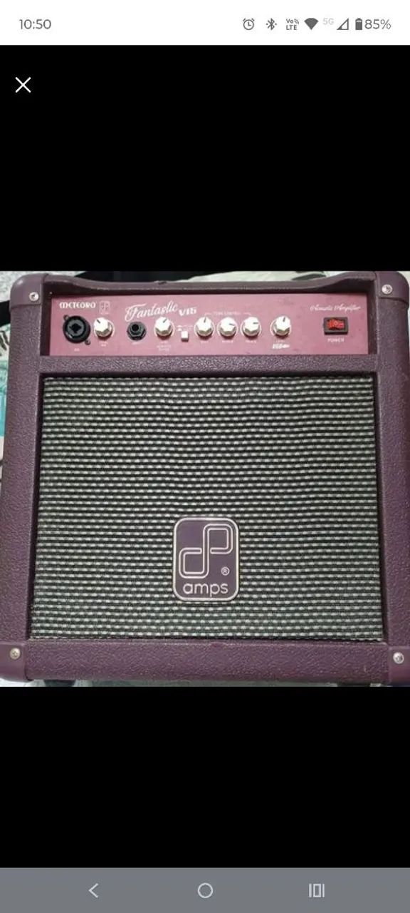 Caixa amplificada acústica 