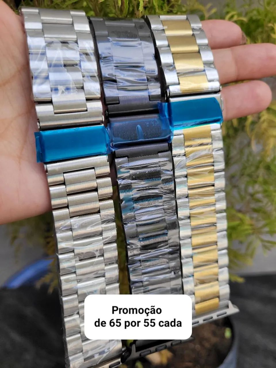 Pulseiras de Aço Stainless steel Para Apple Watch SmartWatch  - Foto 2