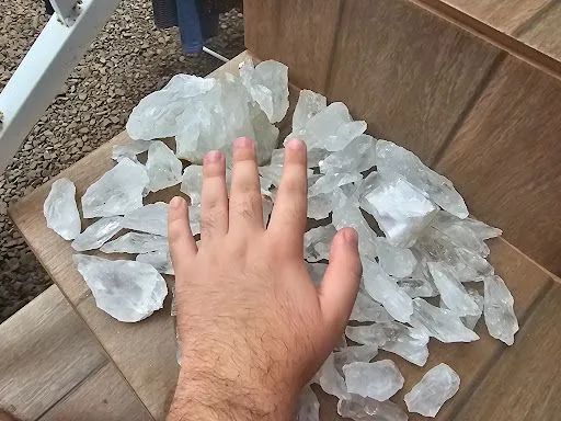 Lote de Cristais de Quartzo Transparentes - Foto 3