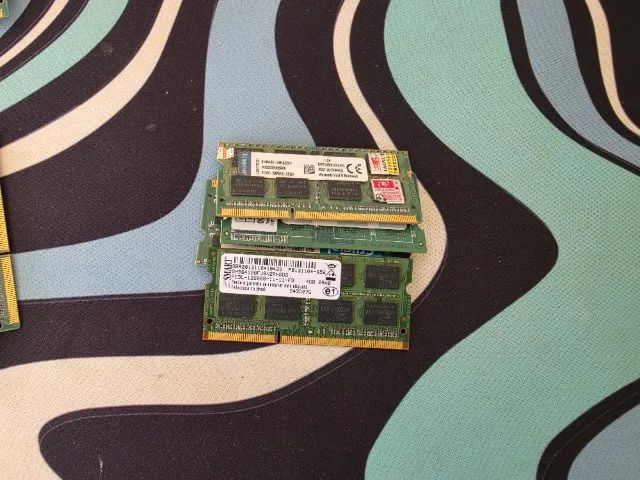 Lote 24 Memórias RAM Notebook DDR3 e Diversas 1GB a 4GB - Foto 5