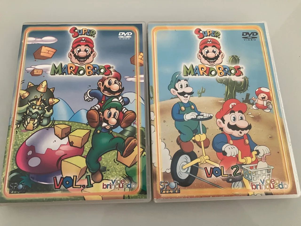 DVDs Super Mario Bros Vol 1 e 2