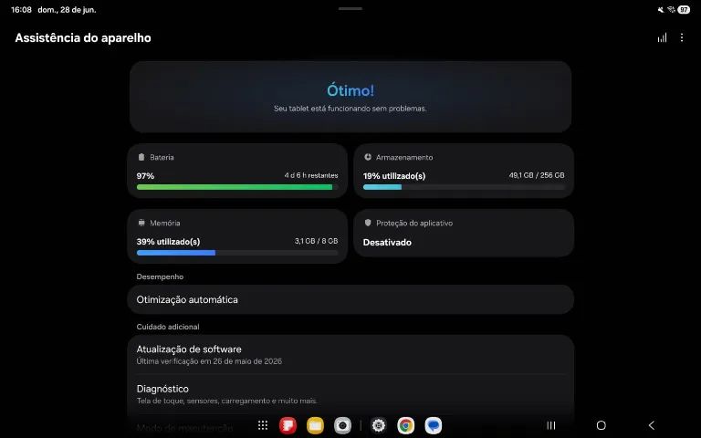 Tablet Samsung FE S9 8 GB de RAM + 256 GB de Armazenamento - Em Excelente Estado - Foto 3