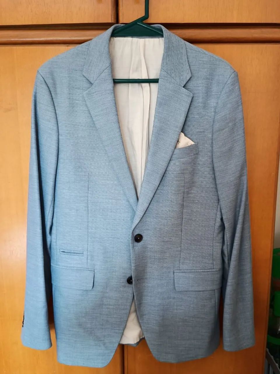 Paletó Zara azul excelente estado