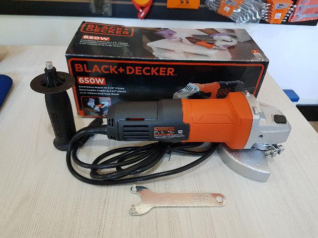 Esmerilhadeira / Lixadeira 4 1/2" Black & Decker 650w - 220v G650
