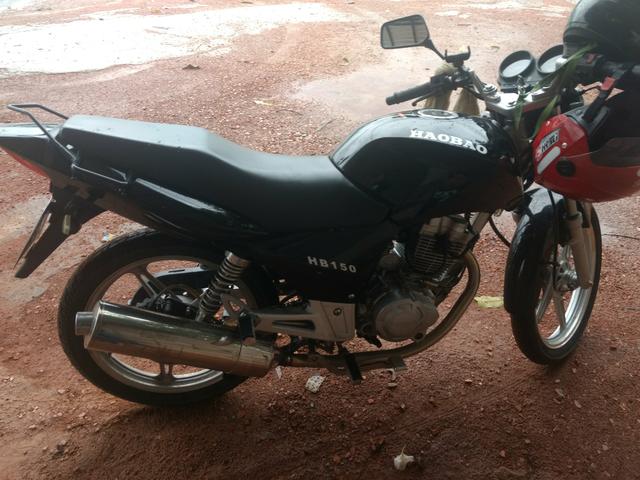 Moto haobao 15 preta - Foto 2