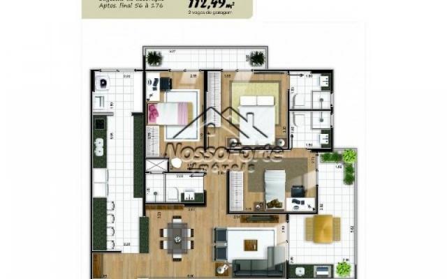Apartamento no Canto do Forte em Praia Grande - Foto 4