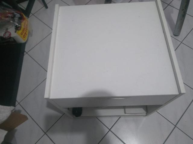Criado mudo branco (usado) - Foto 3