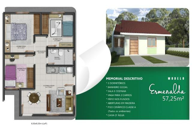 Casa em Nova Santa Rita, em terreno amplo, não é geminada - Foto 4